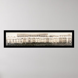 St Louis bruna baseballfoto 1911 Poster