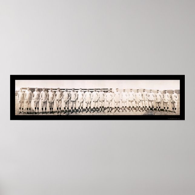St Louis Cardinals Team Photo 1911 Poster (Framsidan)