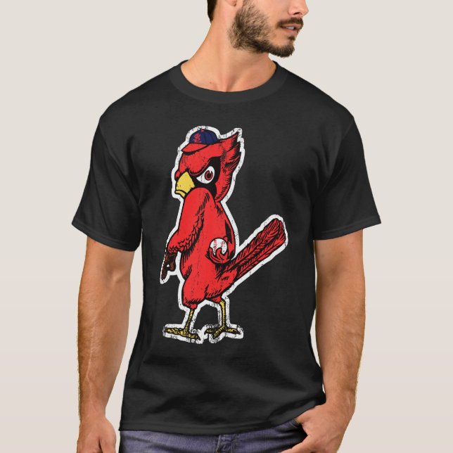 St. Louis Cardinalsss Retro T Shirt (Framsida)