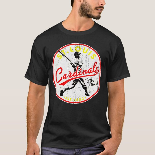 St. Louis Cardinalsss Stan Musial T Shirt (Framsida)