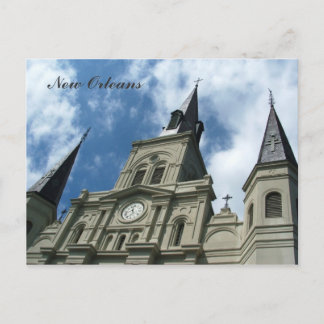 St Louis Cathedral Church i New Orleans Vykort