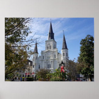 St. Louis Cathedral - Fransk Quarter, New Orleans Poster
