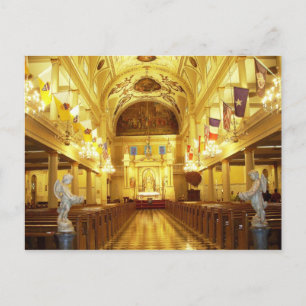 St. Louis Cathedral (insida), New Orleans, LA Vykort