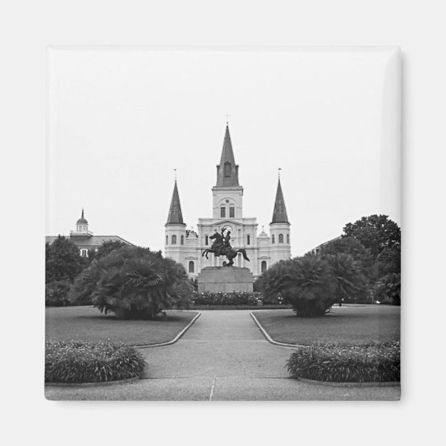 St. Louis Cathedral Magnet (Framsidan)