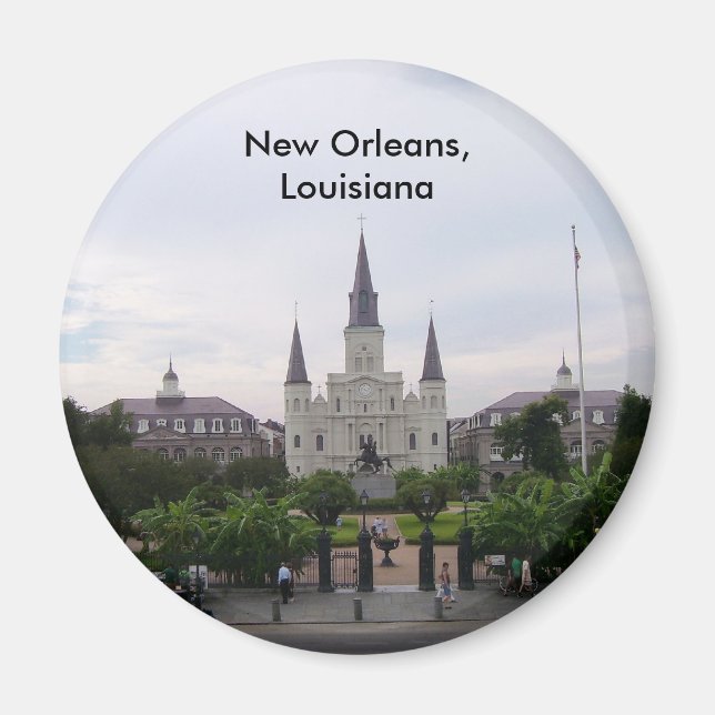 St Louis Cathedral Magnet (Framsidan)