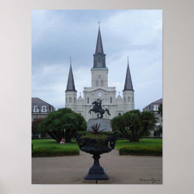 St. Louis Cathedral, New Orleans Poster (Framsidan)