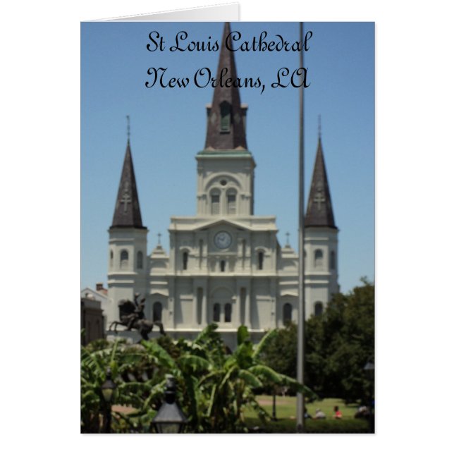 St Louis Cathedral OBS Kort (Framsidan)
