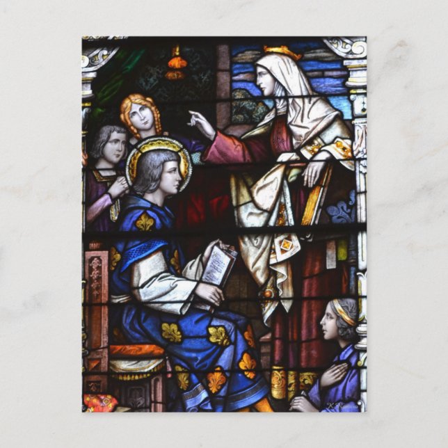 St. Louis Cathedral Stached Glass Vykort (Framsida)