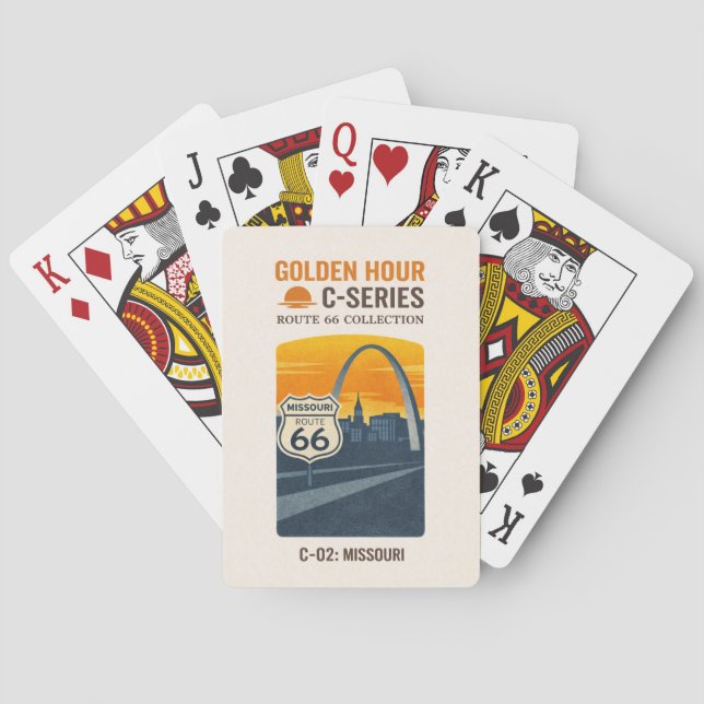 St. Louis Centennial Gateway Sunset Deck Casinokort (Baksidan)