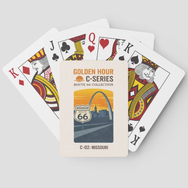 St. Louis Centennial Gateway Sunset Deck Casinokort (Baksidan)