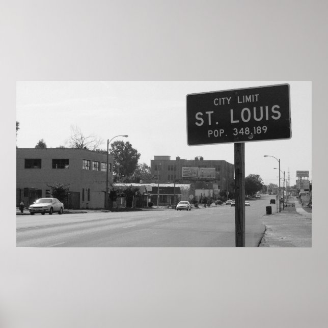 St. Louis City Limits på Natural Bridge Road Poster (Framsidan)