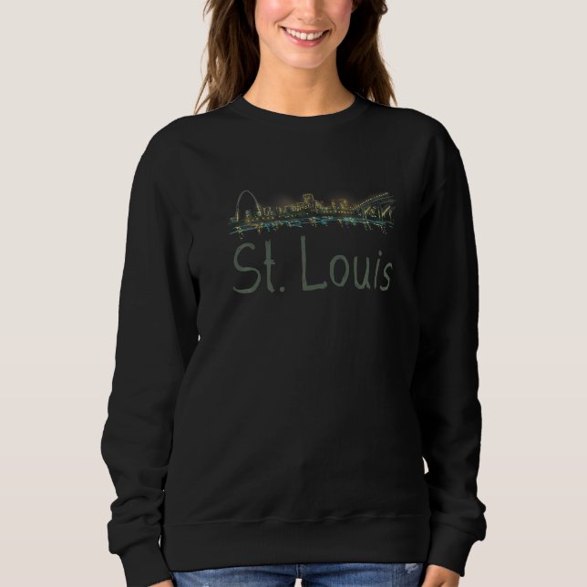 St Louis City Missouri souvenir  for men women  4 T Shirt (Framsida)