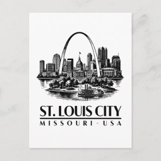 St. Louis City Missouri USA Vykort