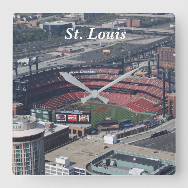 St. Louis Clock Fyrkantig Klocka (Framsida)