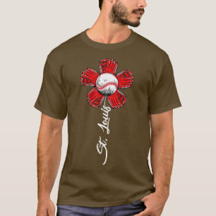 St Louis Colorful Flower Souvenir Tee I Kärlek St