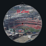 St. Louis Dartboard Darttavla<br><div class="desc">Ett ritbord med ett foto av St. Louis.</div>