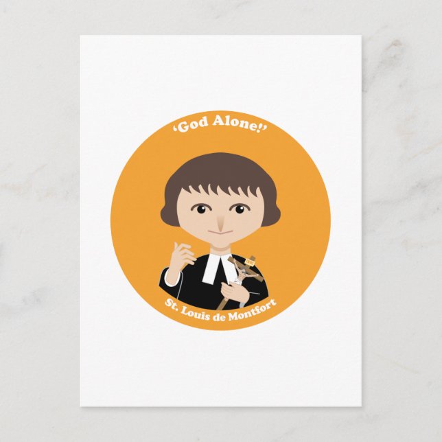 St. Louis de Montfort Vykort (Framsida)