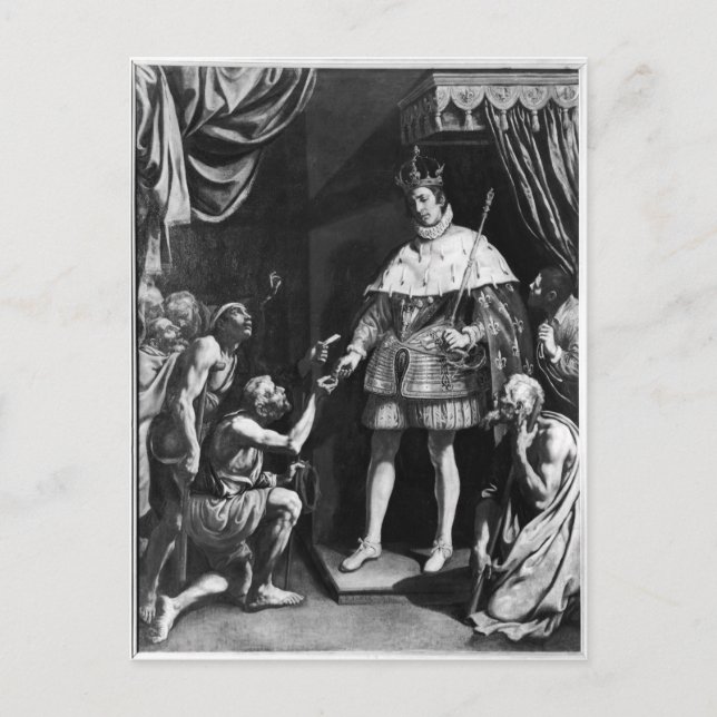 St. Louis Distributing Alms, 1615-20 Vykort (Framsida)