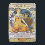 St. Louis Exhibition, Mucha iPad Mini Skydd<br><div class="desc">Alphonse Mucha (24 juli 1860-14 juli 1939) var en tjeckisk målare, illustratör och grafisk konstnär som bodde i Paris under Art nouveau-perioden och var bäst känd för sina distinkta stiliserade och dekorativa teaterala poster, särskilt de som tillhör Sarah Bernhardt. Han tog fram illustrationer, annonser, dekorativa paneler och formgivningar, som blev...</div>