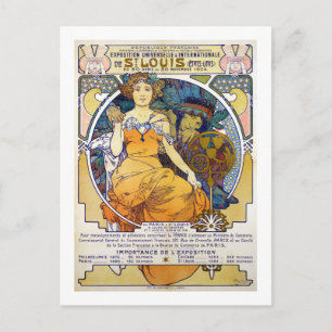 St. Louis Exhibition, Mucha Vykort