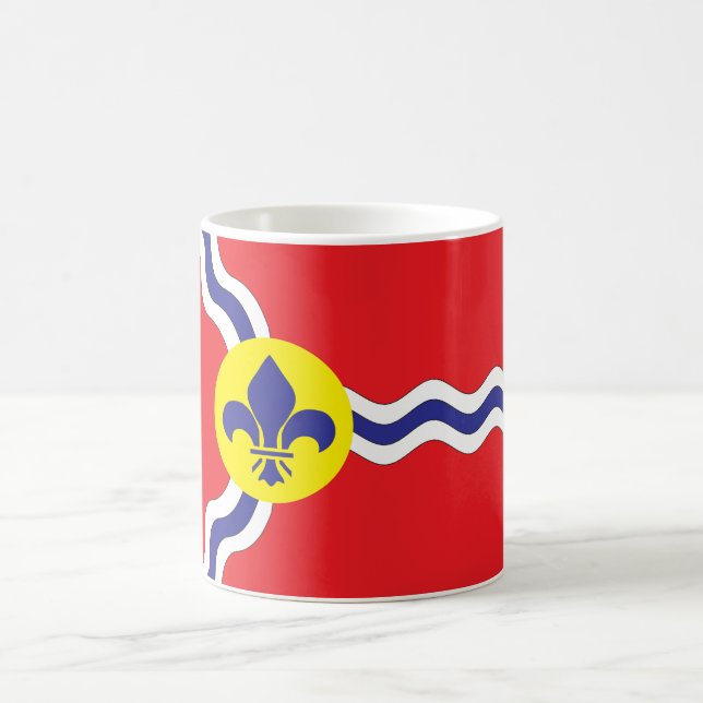 St. Louis flagga Kaffemugg (Center)