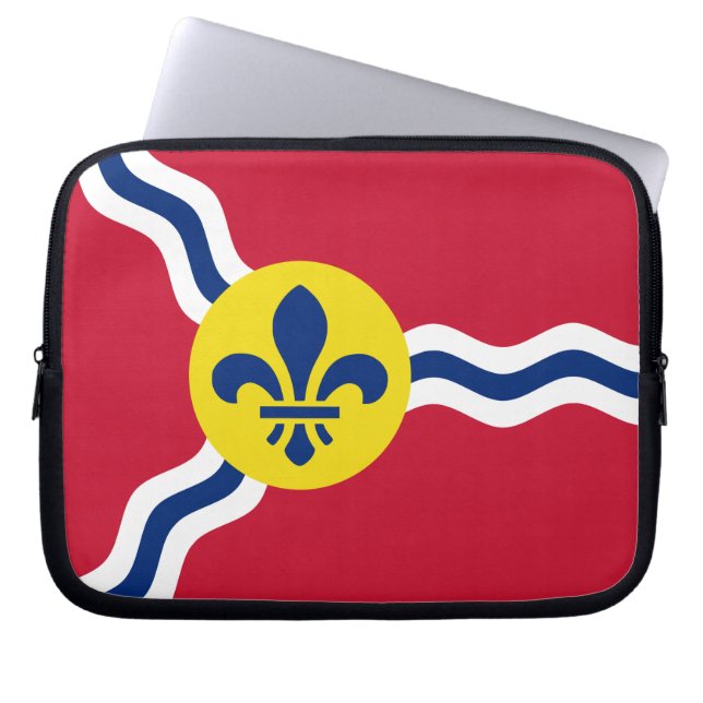 St. Louis Flagga Laptop sleeve (Framsidan)