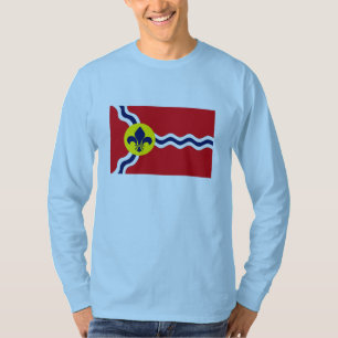 St Louis flaggaT-tröja T-shirt