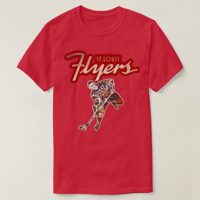 St Louis Flyers Hockey T Shirt (Design framsida)