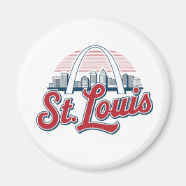 St. Louis Gateway Arch, Klassiskt stadssouvenir Magnet