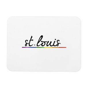 ST LOUIS GAY PRIDE - .PNG MAGNET