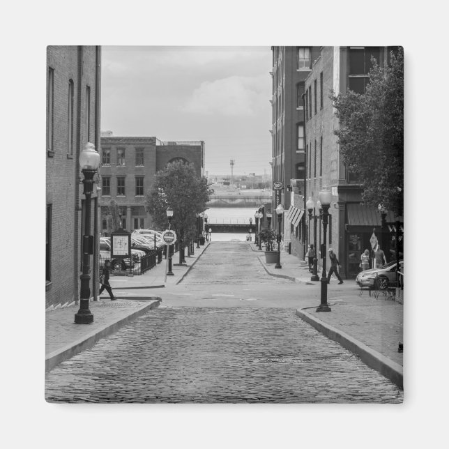 St Louis gränd gråskala Magnet (Framsidan)
