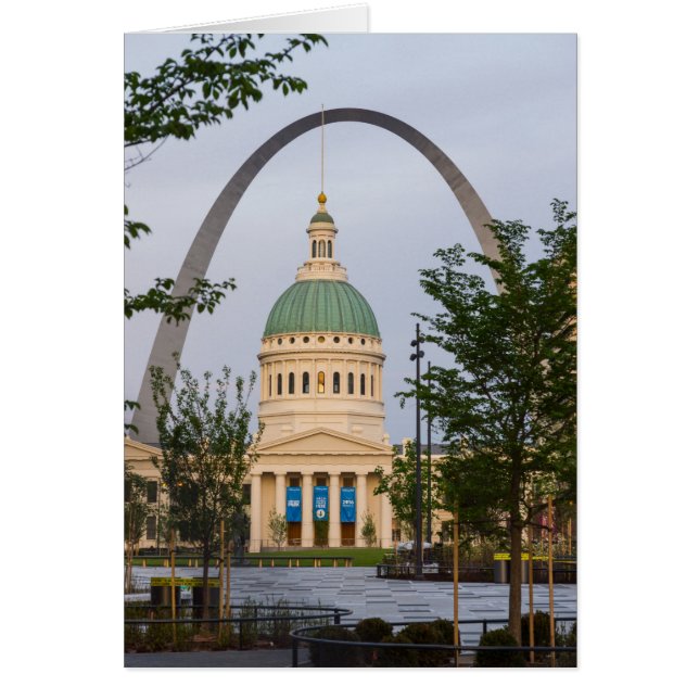 St Louis-historikkort Hälsningskort (Framsidan)