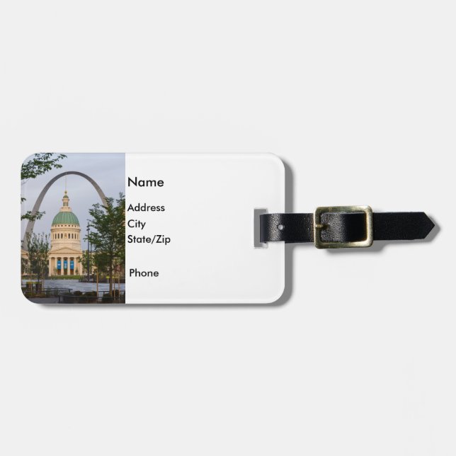 St Louis History Bagagebricka (Horisontell Framsida)