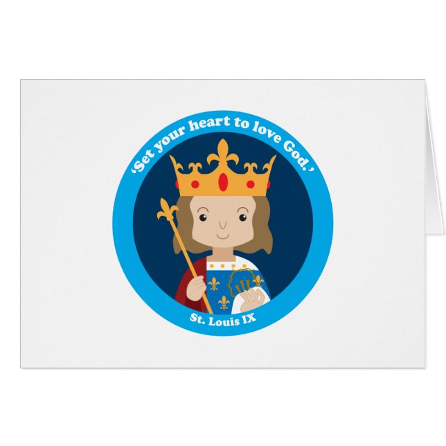 St. Louis IX Hälsningskort (Framsidan Horizontal)
