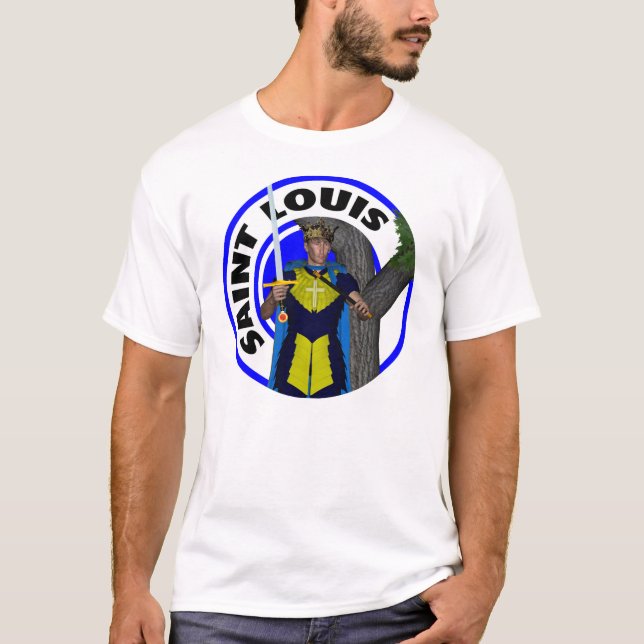 St Louis IX kung av frankriken T-shirt (Framsida)
