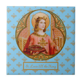 St. Louis IX Kung (BK 004) Kakelplatta