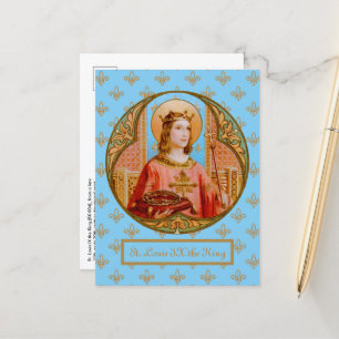 St. Louis IX Kung (BK 004) Vykort