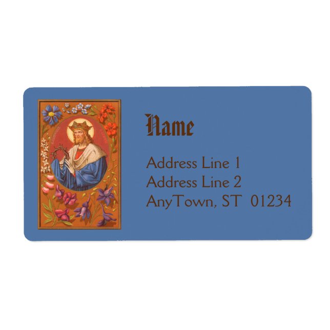 St. Louis IX Kung (PM 05) NB Frakt Label 1c Fraktsedel (Framsidan)