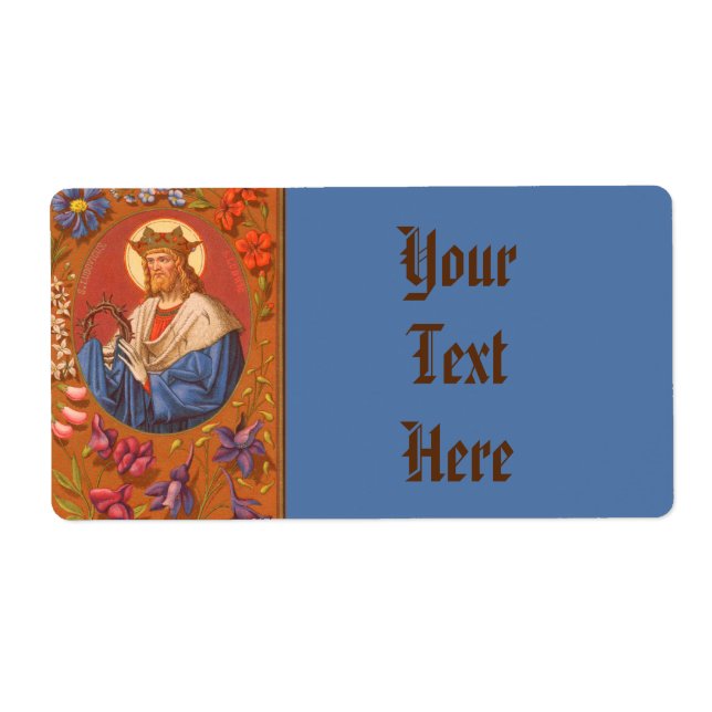 St. Louis IX, Kung (PM 05), Wide FBMP-etikett 4c Fraktsedel (Framsidan)