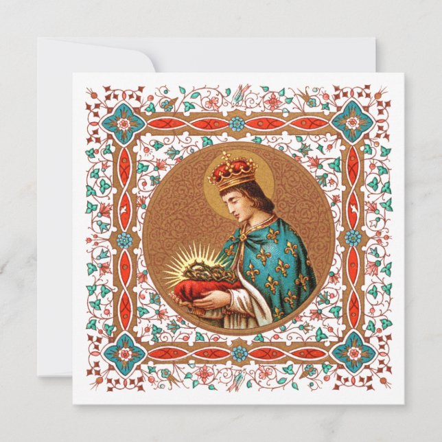 St. Louis IX med Rinceau Gräns (BK 065) (Framsida)