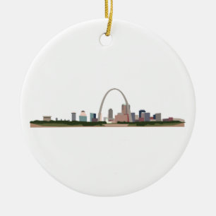 St Louis Julgransprydnad Keramik