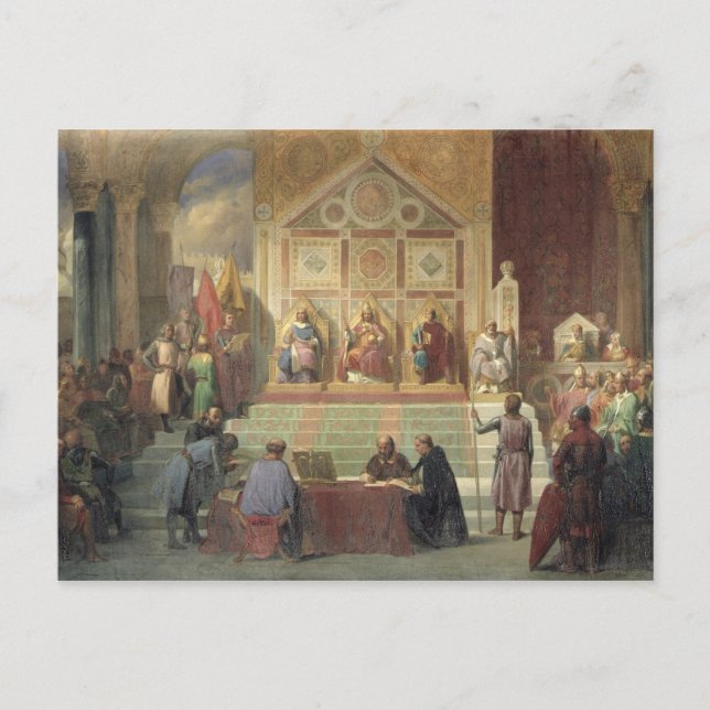 St. Louis Kung av Frankrike Vykort (Framsida)