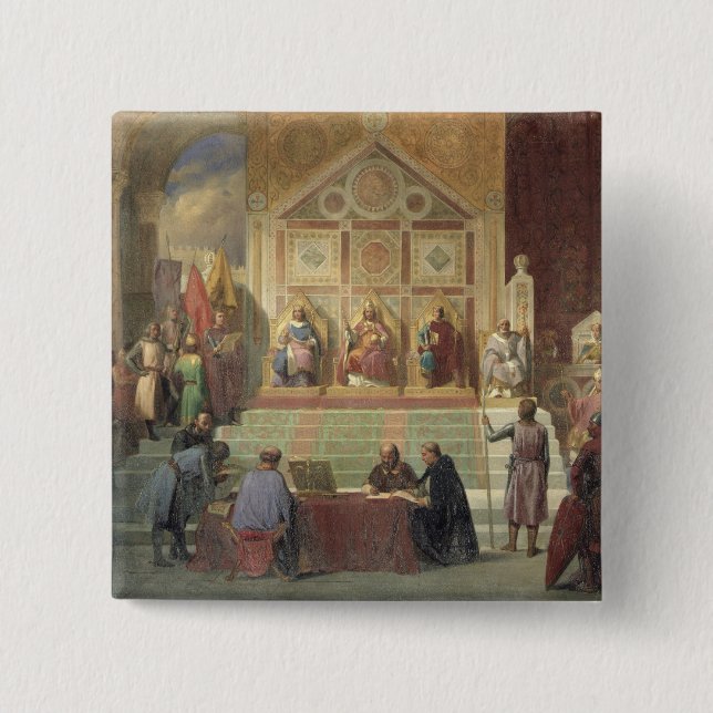 St Louis kung av frankriken Knapp (Framsida)