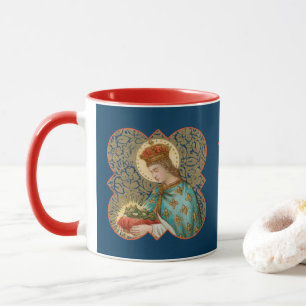 St. Louis Kung i en Barbed Quatrefoil (BK 066) Mugg