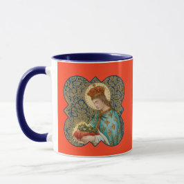 St. Louis Kung i en Barbed Quatrefoil (BK 066) Mugg
