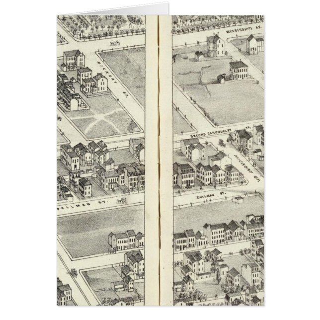 St Louis, Missouri 4 Hälsningskort (Framsidan)