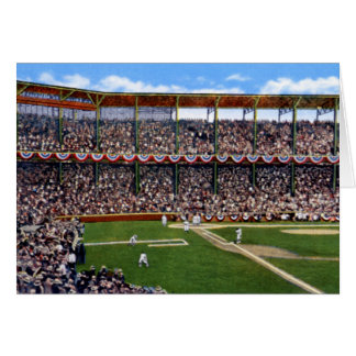 St. Louis Missouri Baseball vid Sportsmans park Hälsningskort