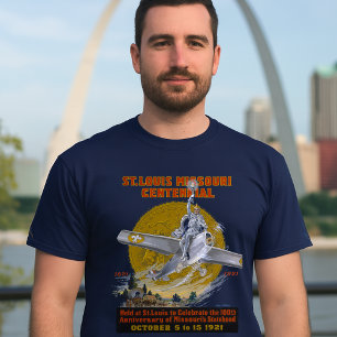 St. Louis Missouri Centennial 1921 T Shirt