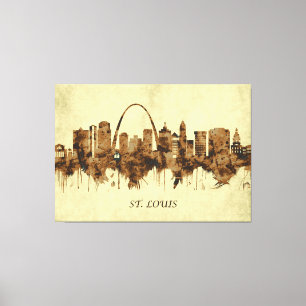 St. Louis Missouri Cityscape Canvastryck