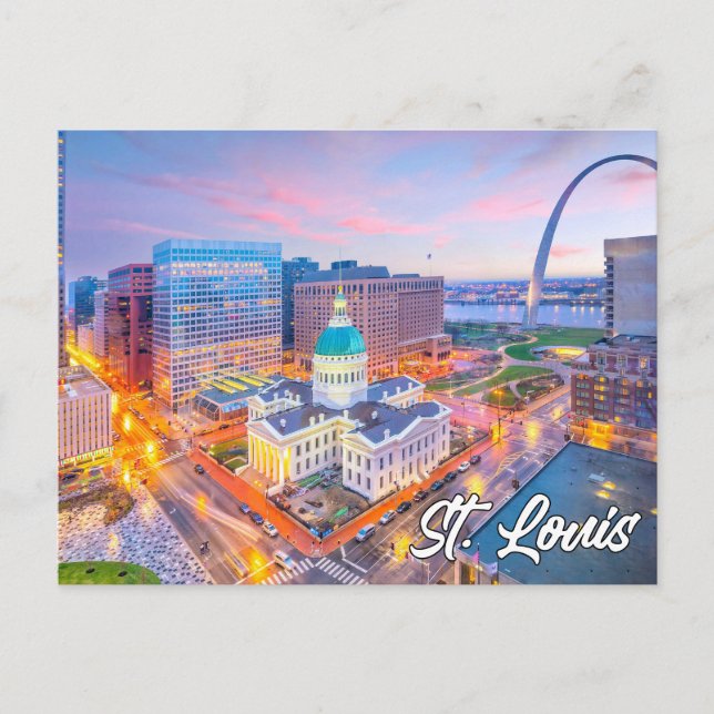 St. Louis, Missouri, Förenade Stater Vykort (Framsida)